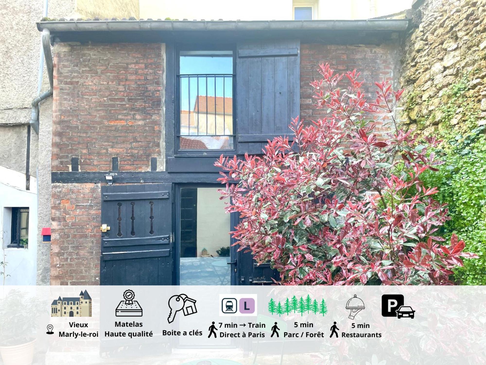 Maisonette Duplex - Tout Equipe - Matelas Haute Qualite Marly le Roi Bagian luar foto